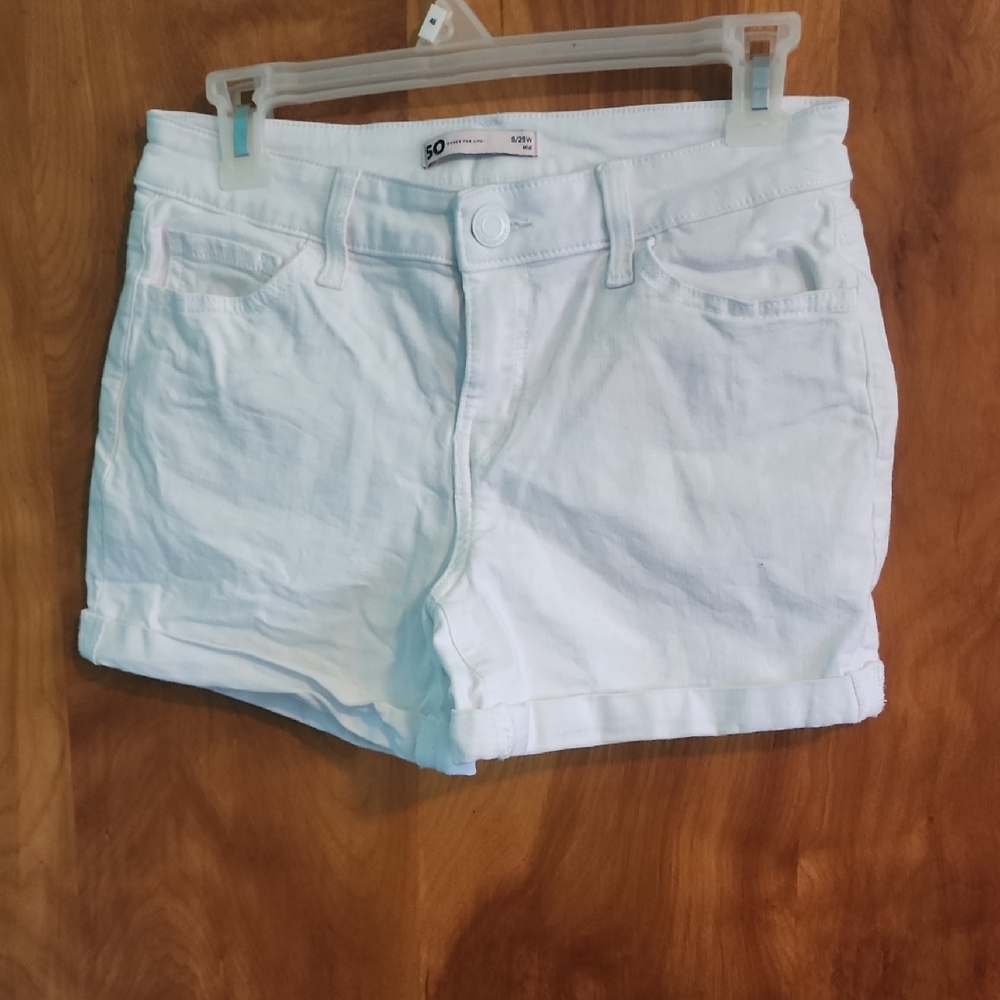 SO White Jean Shorts for Women